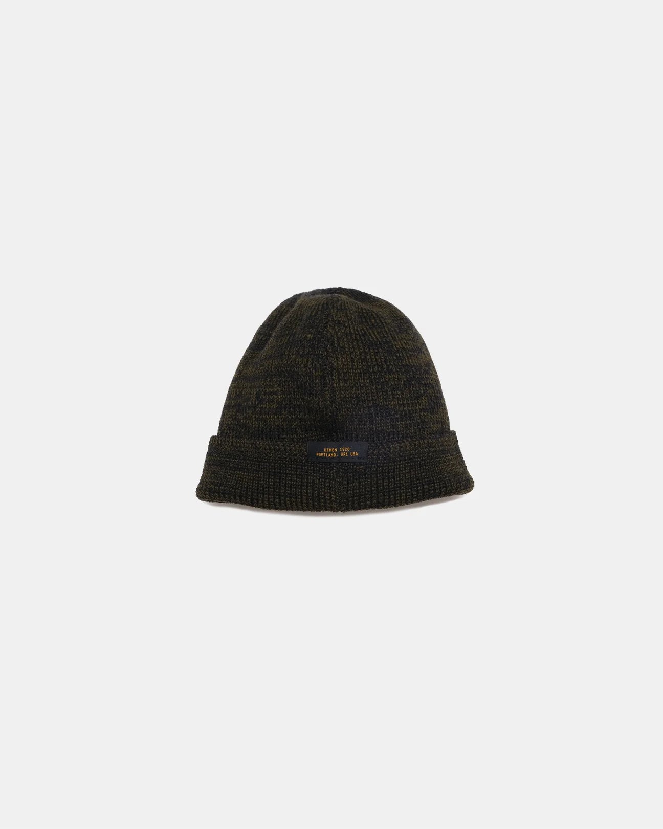 Dehen 1920 Wool Knit Watch Cap Loden/Navy Mix