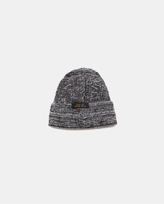 Dehen 1920 Wool Knit Watch Cap Black/Natural Mix