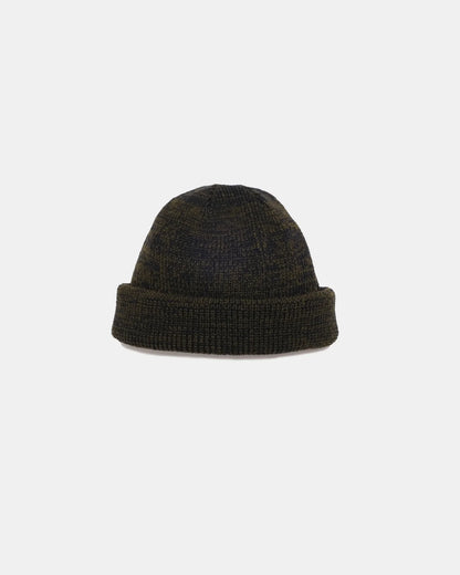 Dehen 1920 Wool Knit Watch Cap Loden/Navy Mix