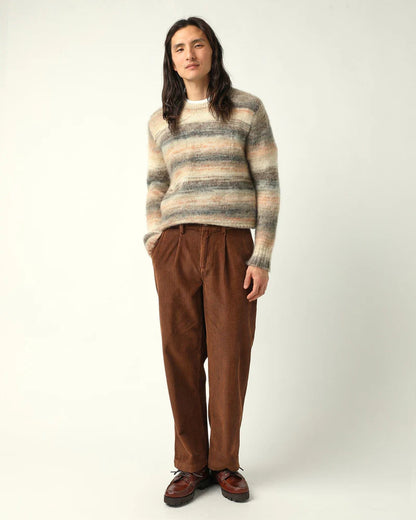 Corridor Space Dye Mohair Crew Neck Natural