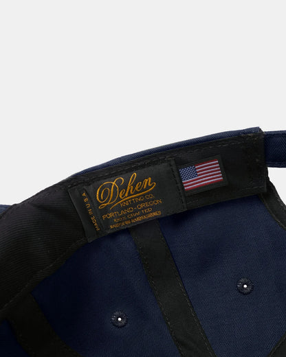 Dehen 1920 Unstructured Dry Wax Baseball Hat Regal Blue