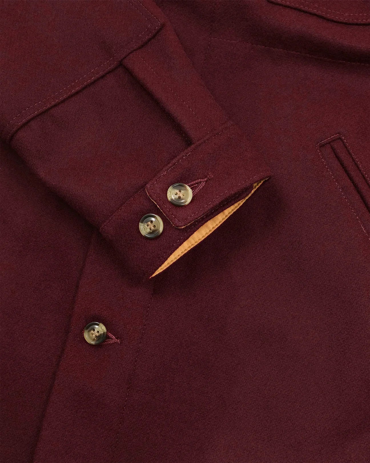 Dehen 1920 Crissman Overshirt Burgundy (ONLINE DEC 1)