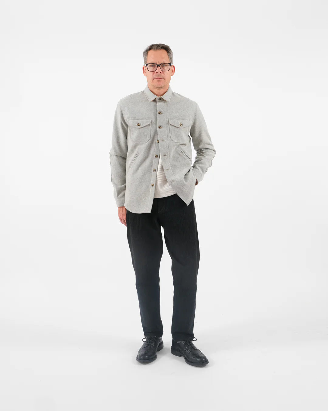 Dehen 1920 Crissman Overshirt Light Oxford (coming soon)