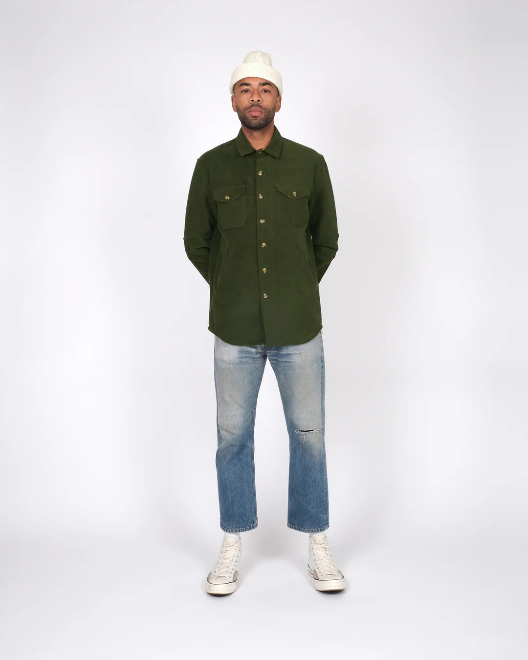 Dehen 1920 Crissman Overshirt Loden