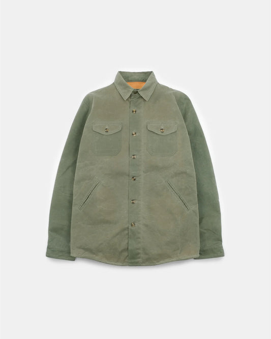 Dehen Crissman Overshirt Waxed Light Moss