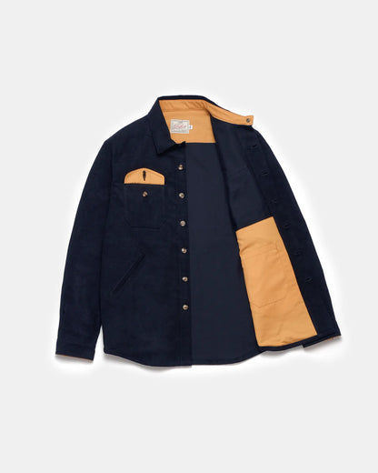 Dehen 1920 Crissman Overshirt Navy Moleskin