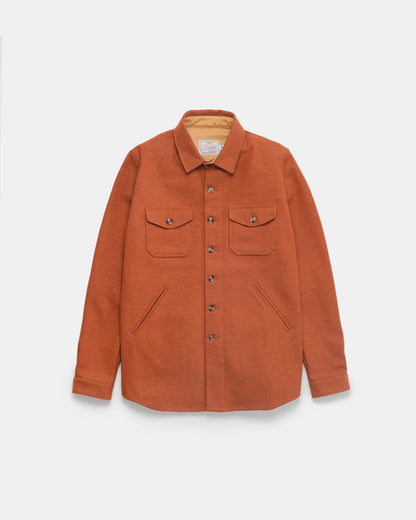 Dehen 1920 Crissman Overshirt Burnt Orange