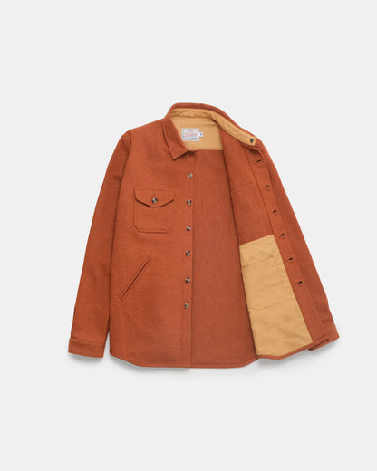 Dehen 1920 Crissman Overshirt Burnt Orange