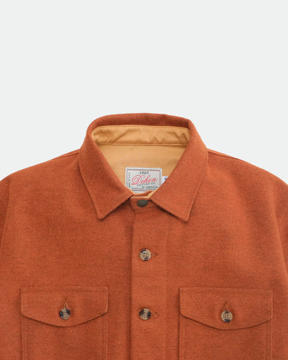 Dehen 1920 Crissman Overshirt Burnt Orange