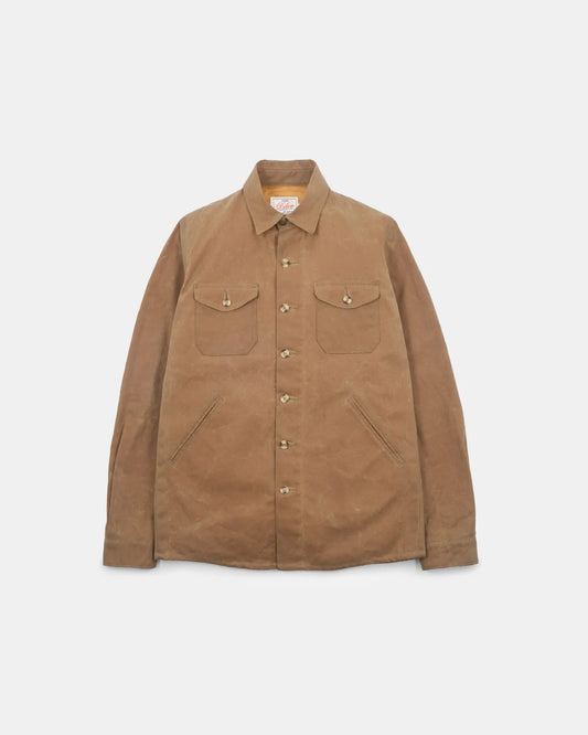 Dehen 1920 Crissman Overshirt Hardtack Waxed Canvas