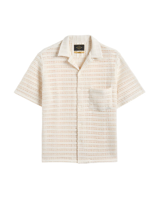 Portuguese Flannel Drove Knit Ecru