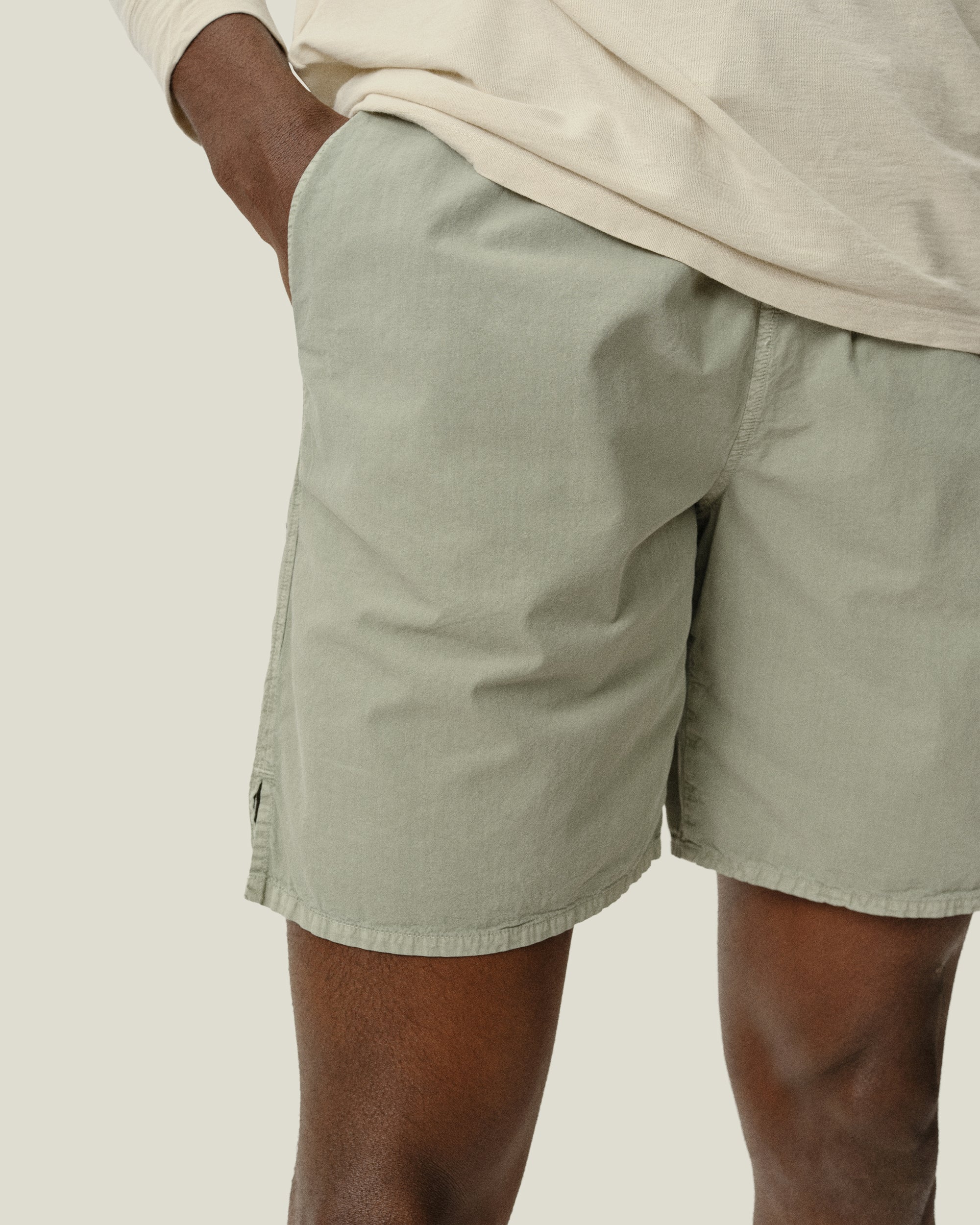 Alex Crane Air Cotton Bo Short Riverstone