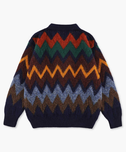 Howlin Fire in The Mind Sweater Navy