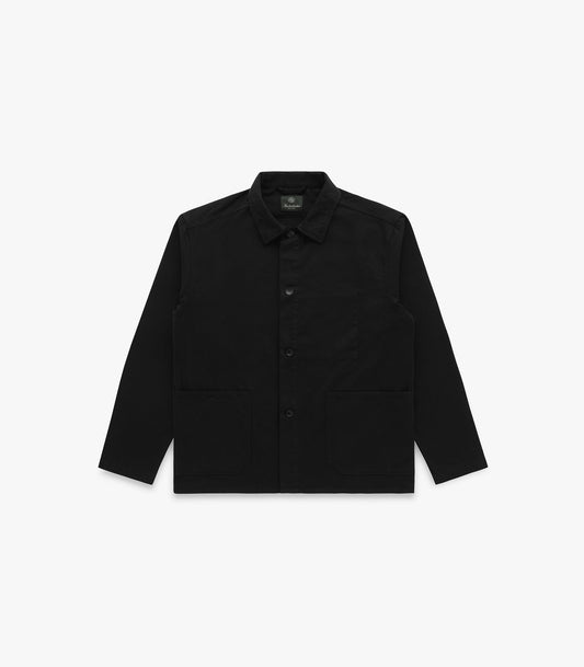 Knickerbocker NYC French Vintage HBT Chore Coat Black