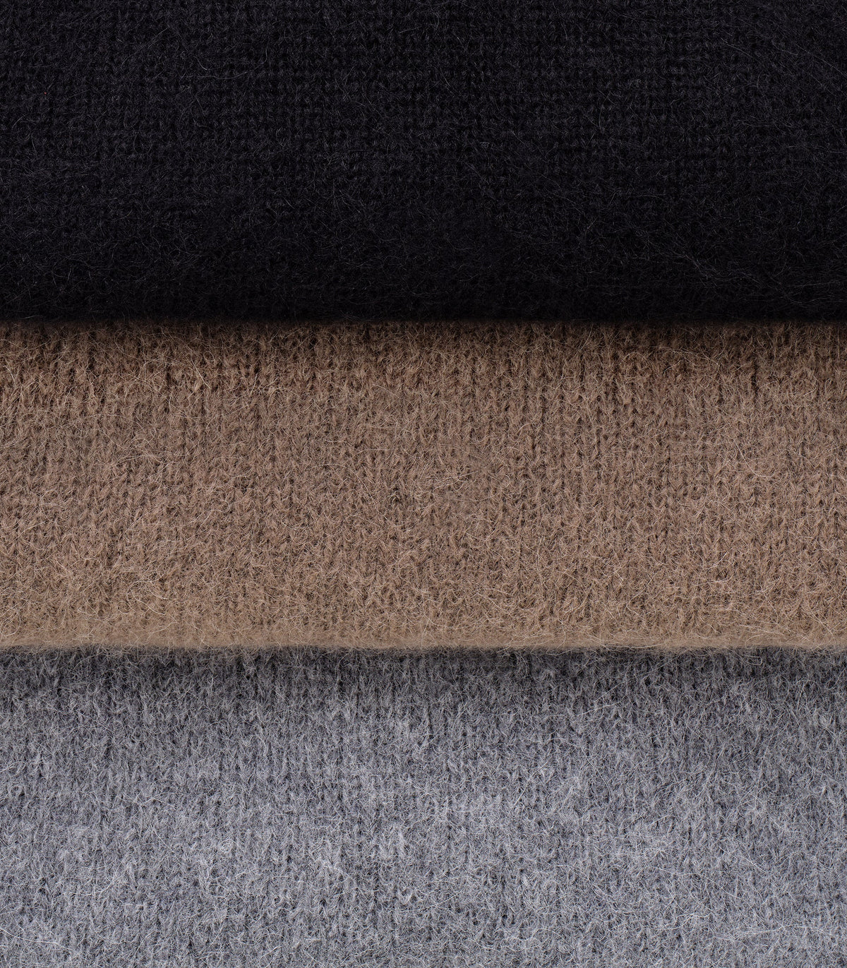 Knickerbocker Fuzz Alpaca Sweater Charcoal