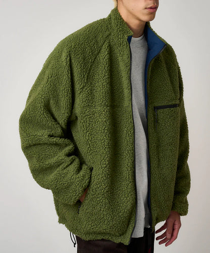 Gramicci Reversible Fleece Jacket Olive/Dusty
