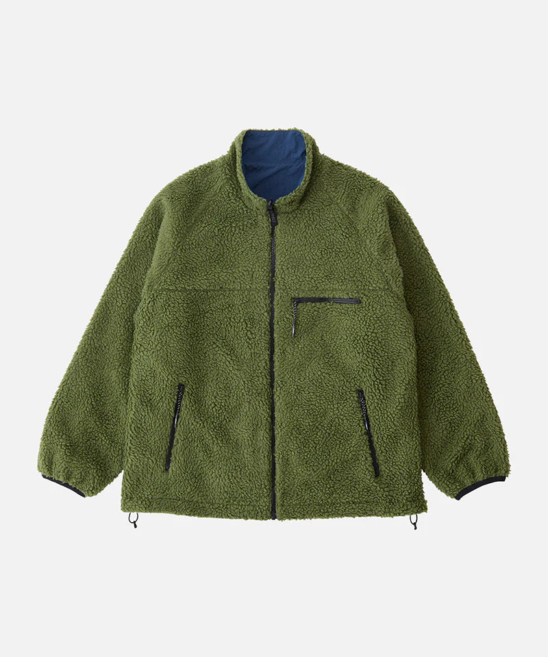 Gramicci Reversible Fleece Jacket Olive/Dusty