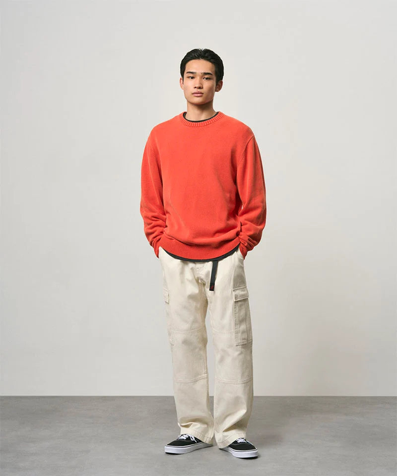Gramicci Cotton Knit Crewneck Cayenne