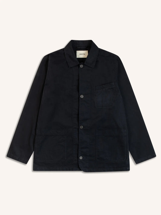 Kestin Huntly Jacket in Navy Cotton Twill