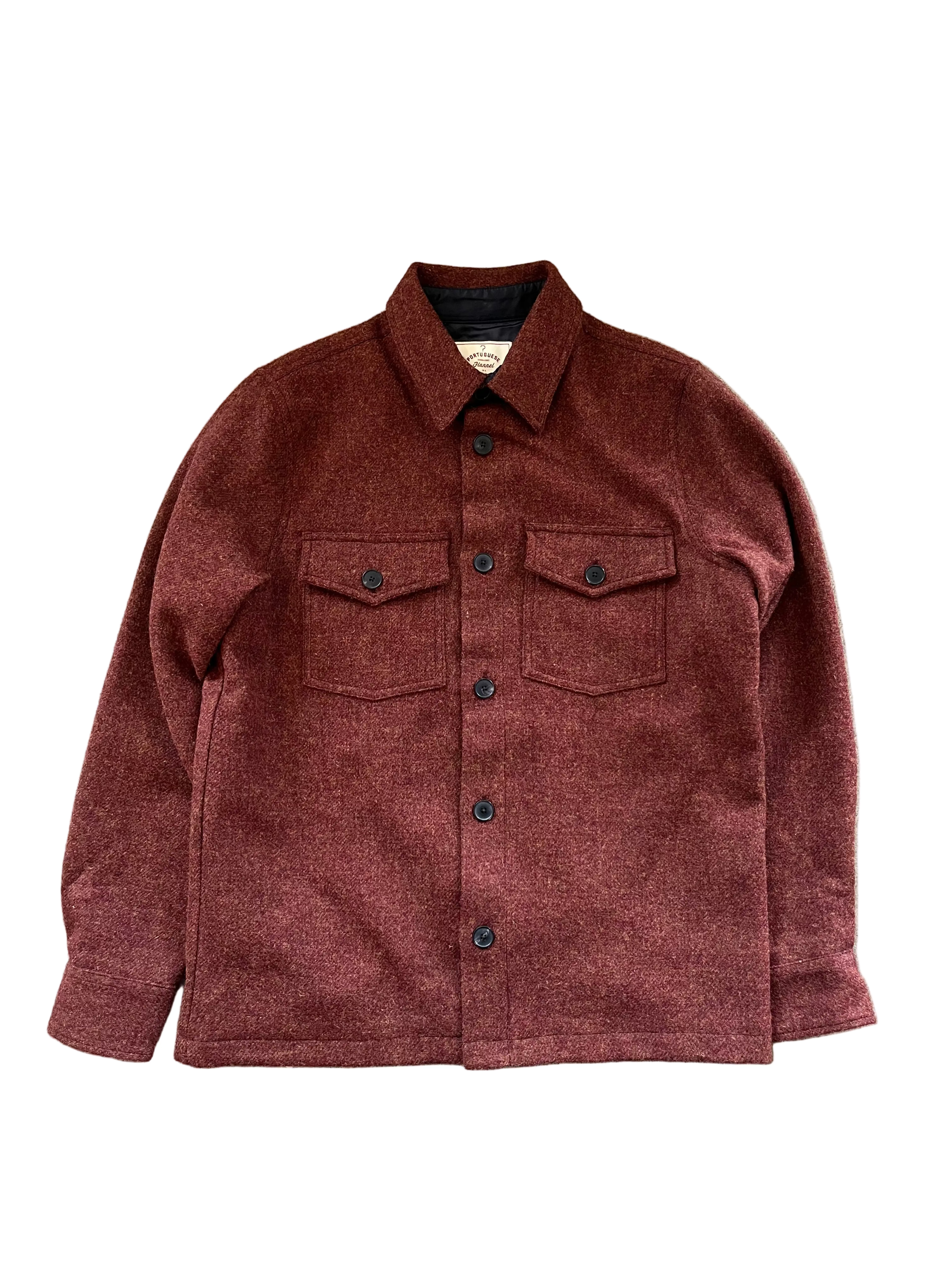 Portuguese Flannel Wool Field Overshirt Terroir