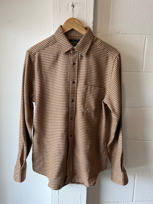 Portuguese Flannel Abstract Piele Poule Button Up