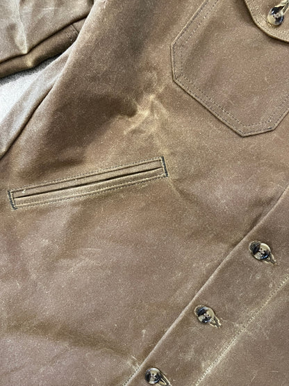 Dehen 1920 Crissman Overshirt Hardtack Waxed Canvas