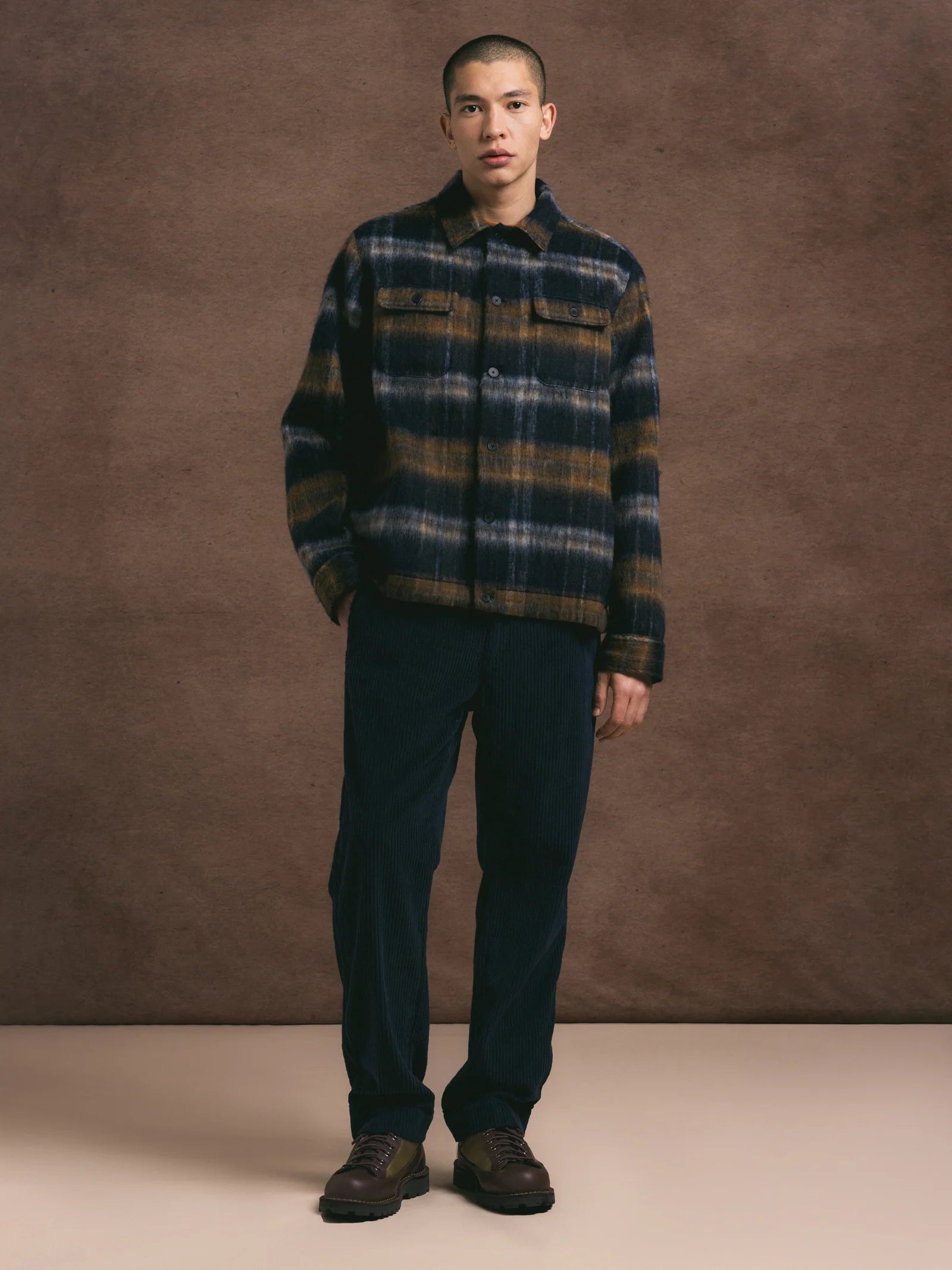 Kestin Aberlour Pant in Dark Navy Jumbo Cord