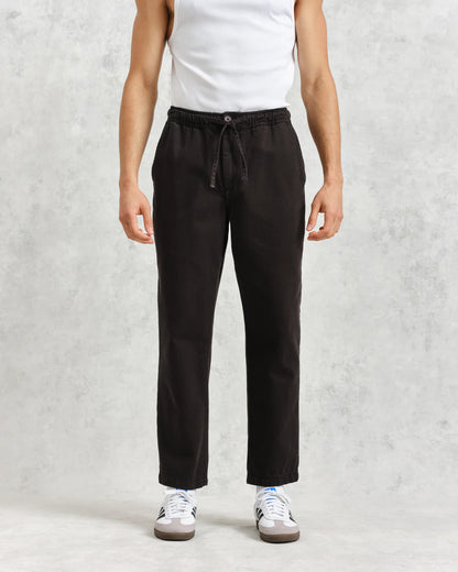 Wax London Kurt Trouser Black Twill