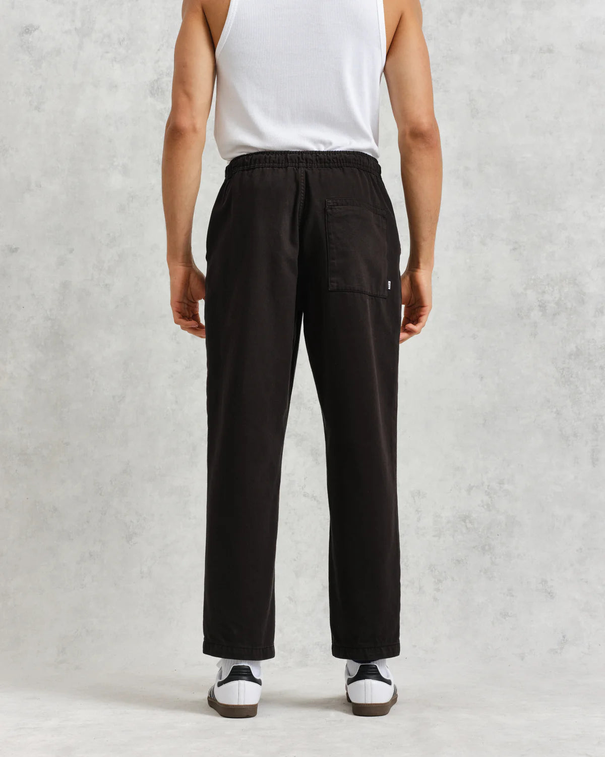 Wax London Kurt Trouser Black Twill