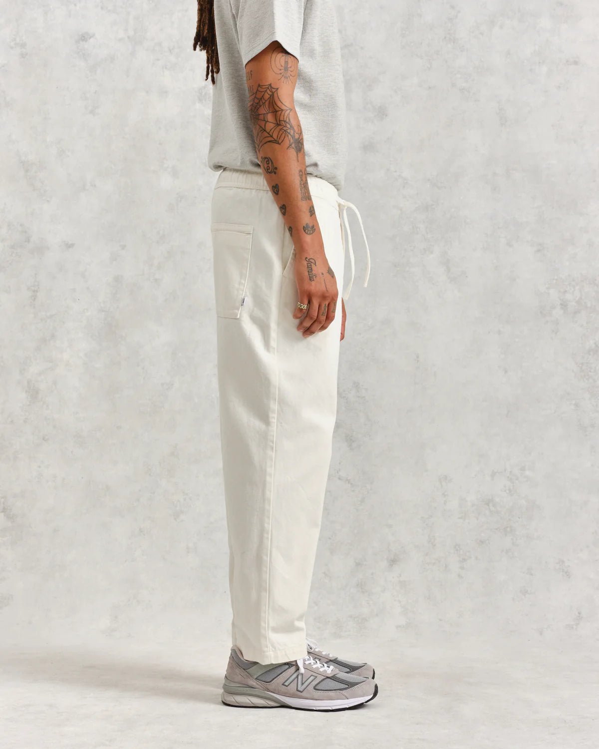 Wax London Kurt Trouser Twill White