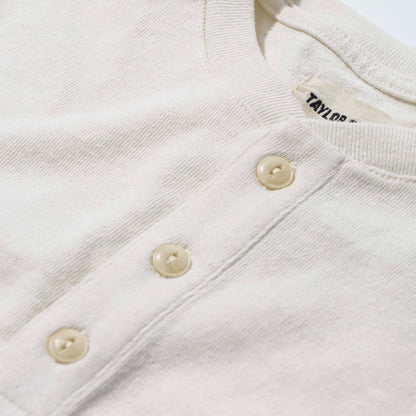 Taylor Stitch The Heavy Bag Henley in Natural