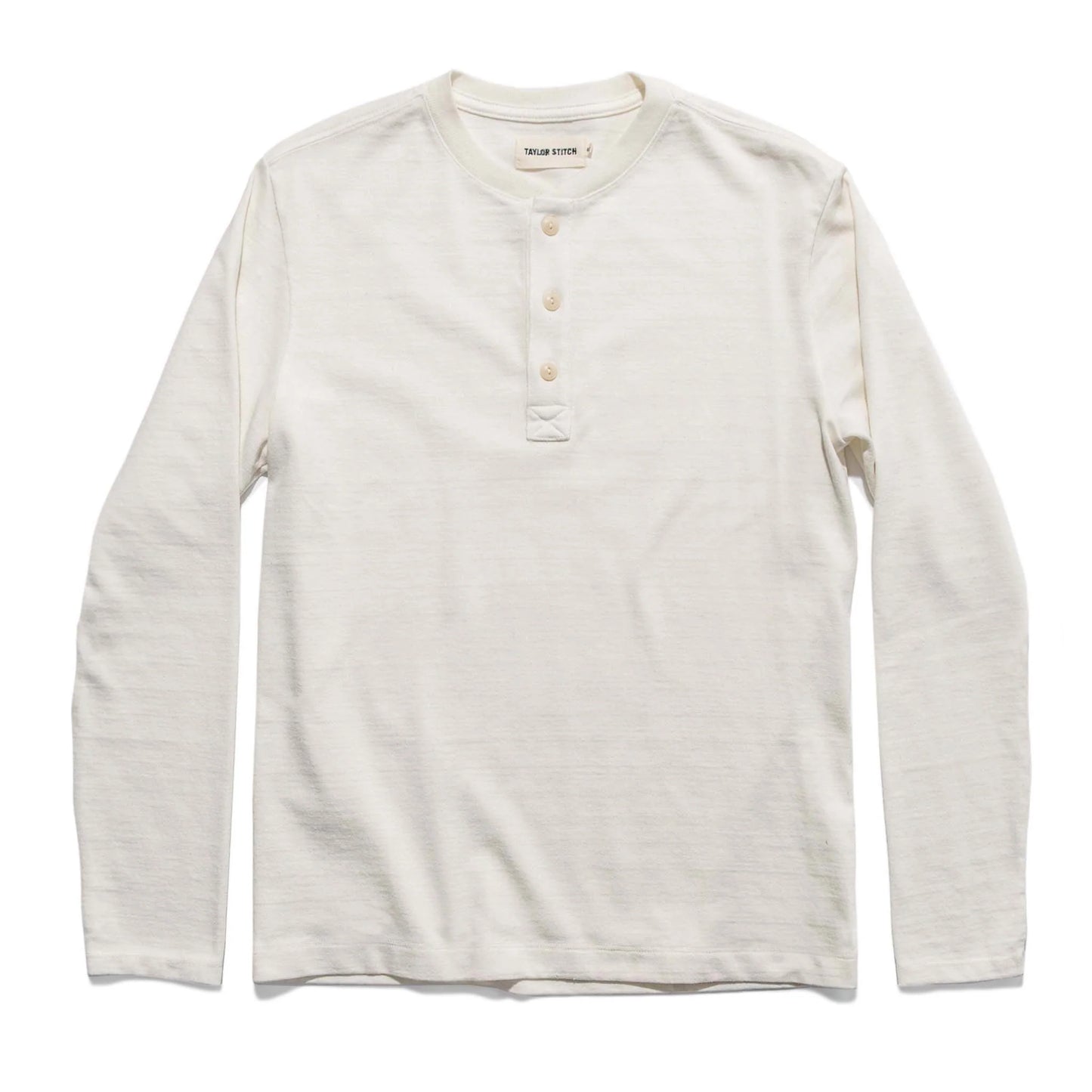 Taylor Stitch The Heavy Bag Henley in Natural