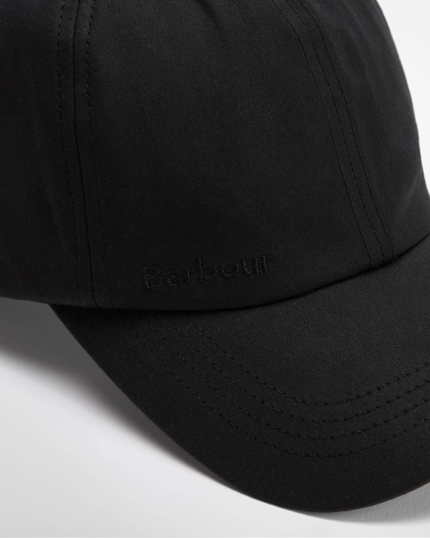 Barbour Waxed Sports Cap Black