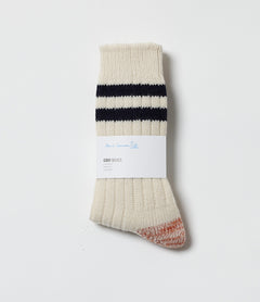 Merz B. Schwanen Striped Merino Wool Socks