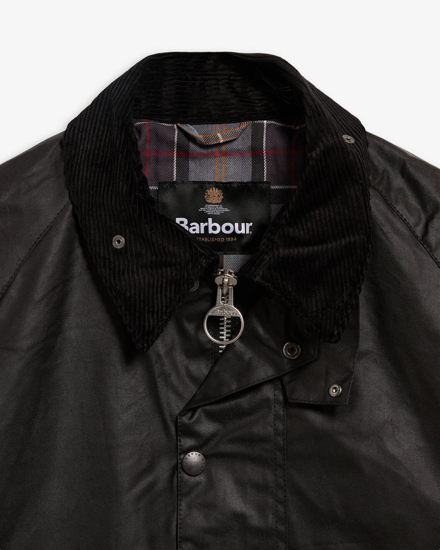 Barbour OS Transport Waxed Jacket Classic Black