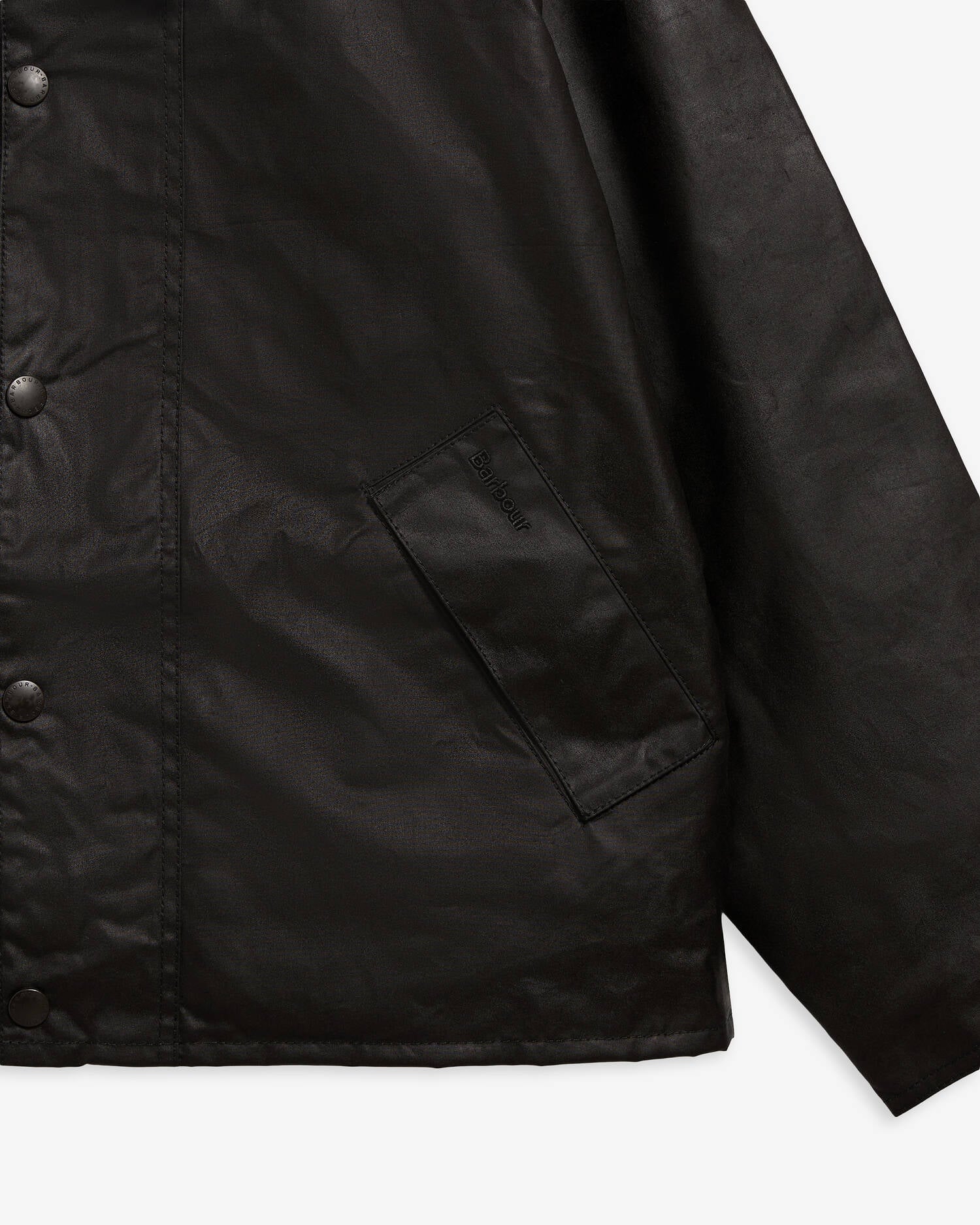 Barbour OS Transport Waxed Jacket Classic Black