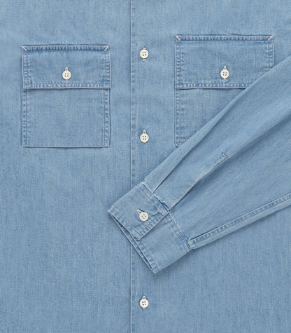 Knickerbocker NYC Pacific Denim Shirt Light Wash Indigo