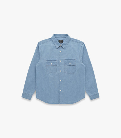 Knickerbocker NYC Pacific Denim Shirt Light Wash Indigo