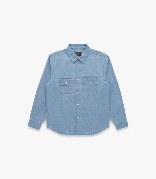 Knickerbocker NYC Pacific Denim Shirt Light Wash Indigo