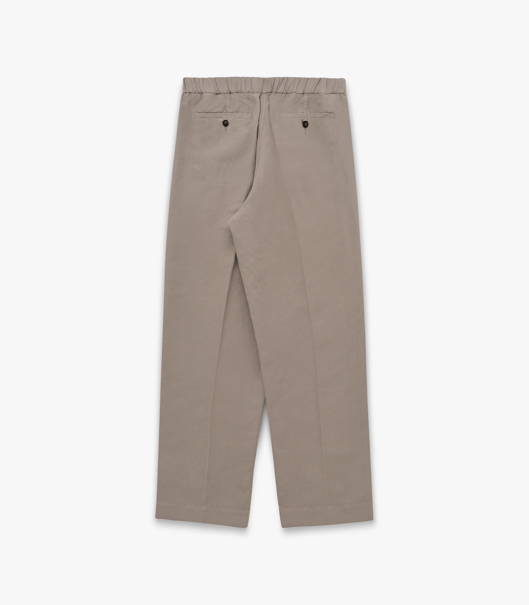 Knickerbocker Park Twill Cotton & Linen Pant Moon Rock