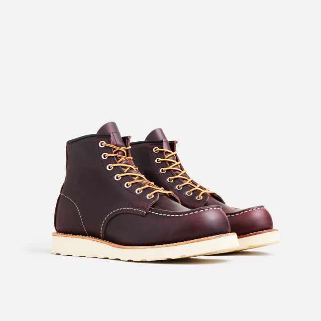 Redwing Classic Moc 6" Black Cherry Excalibur Leather