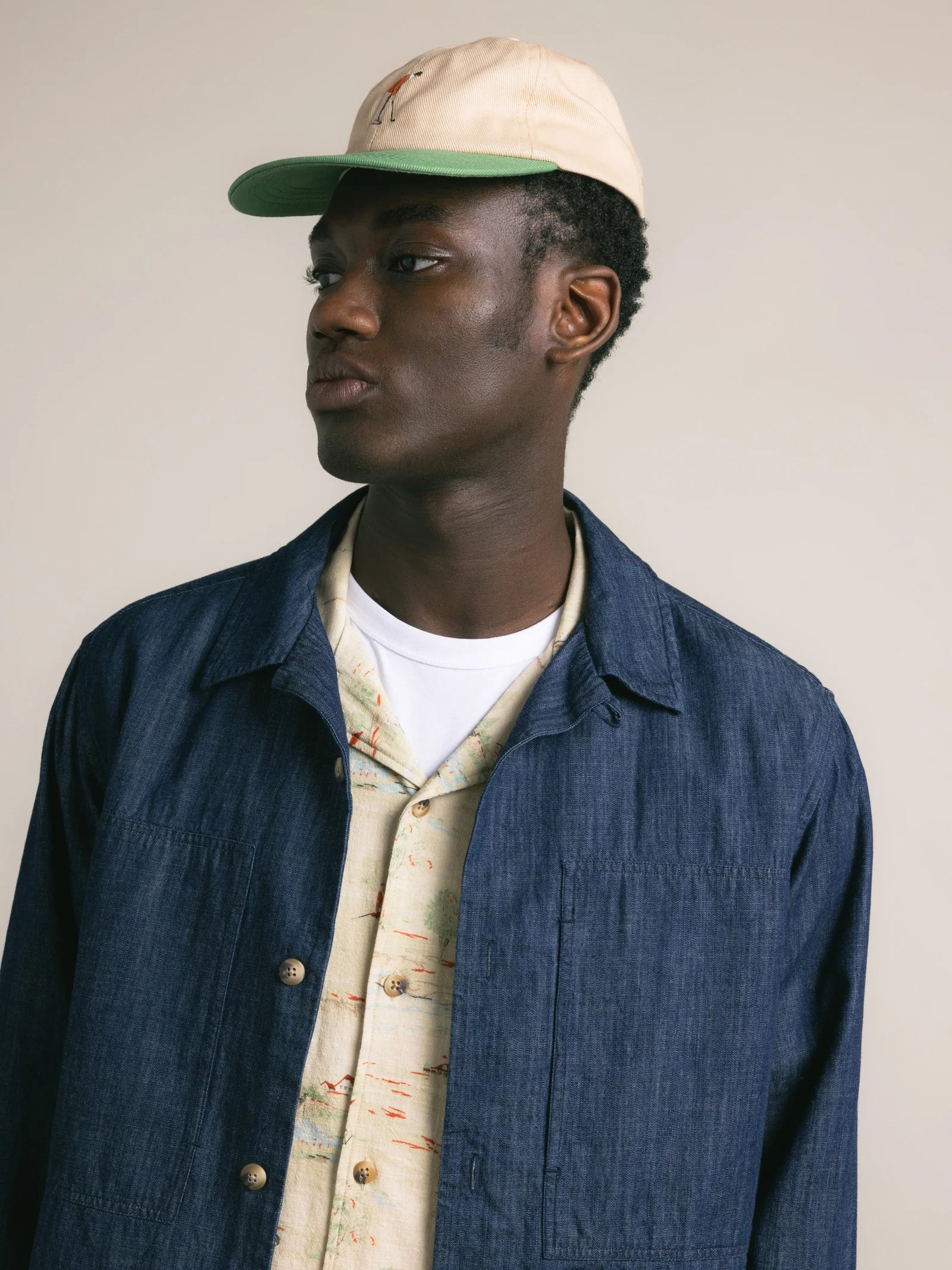 Kestin Durno Overshirt in Denim