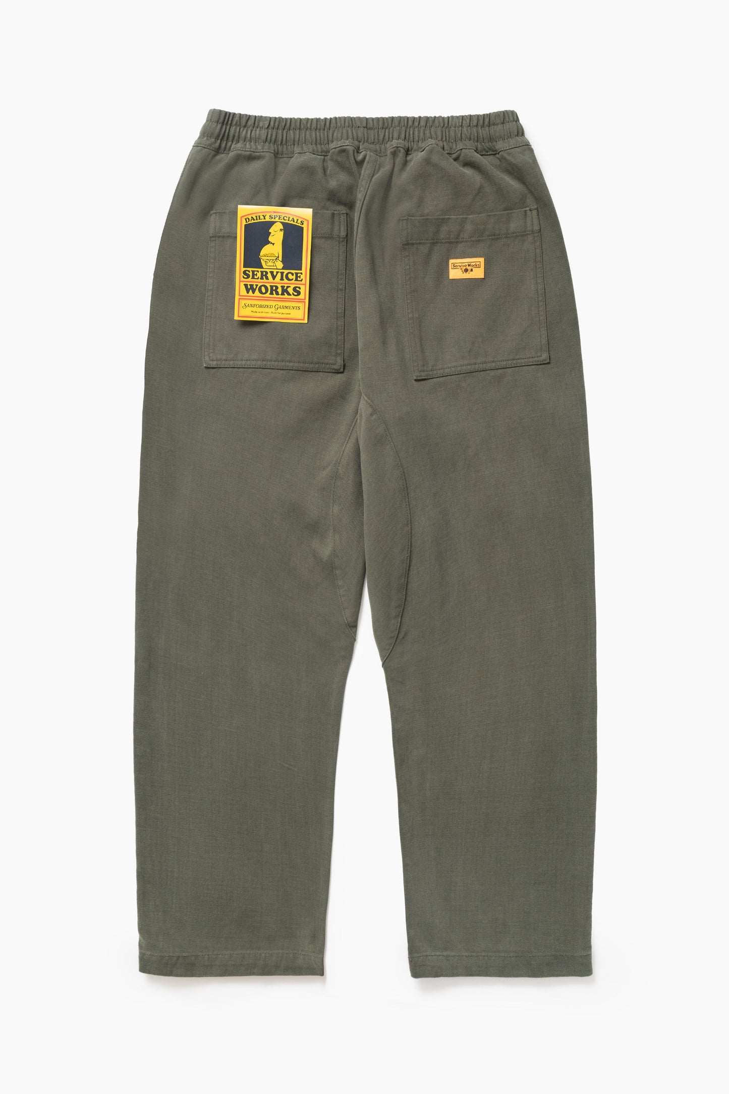 Service Works Moleskin Chef Pants Moss