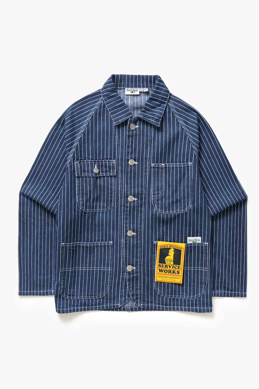 Service Works Pinstripe Denim Coverall 2.0 Indigo