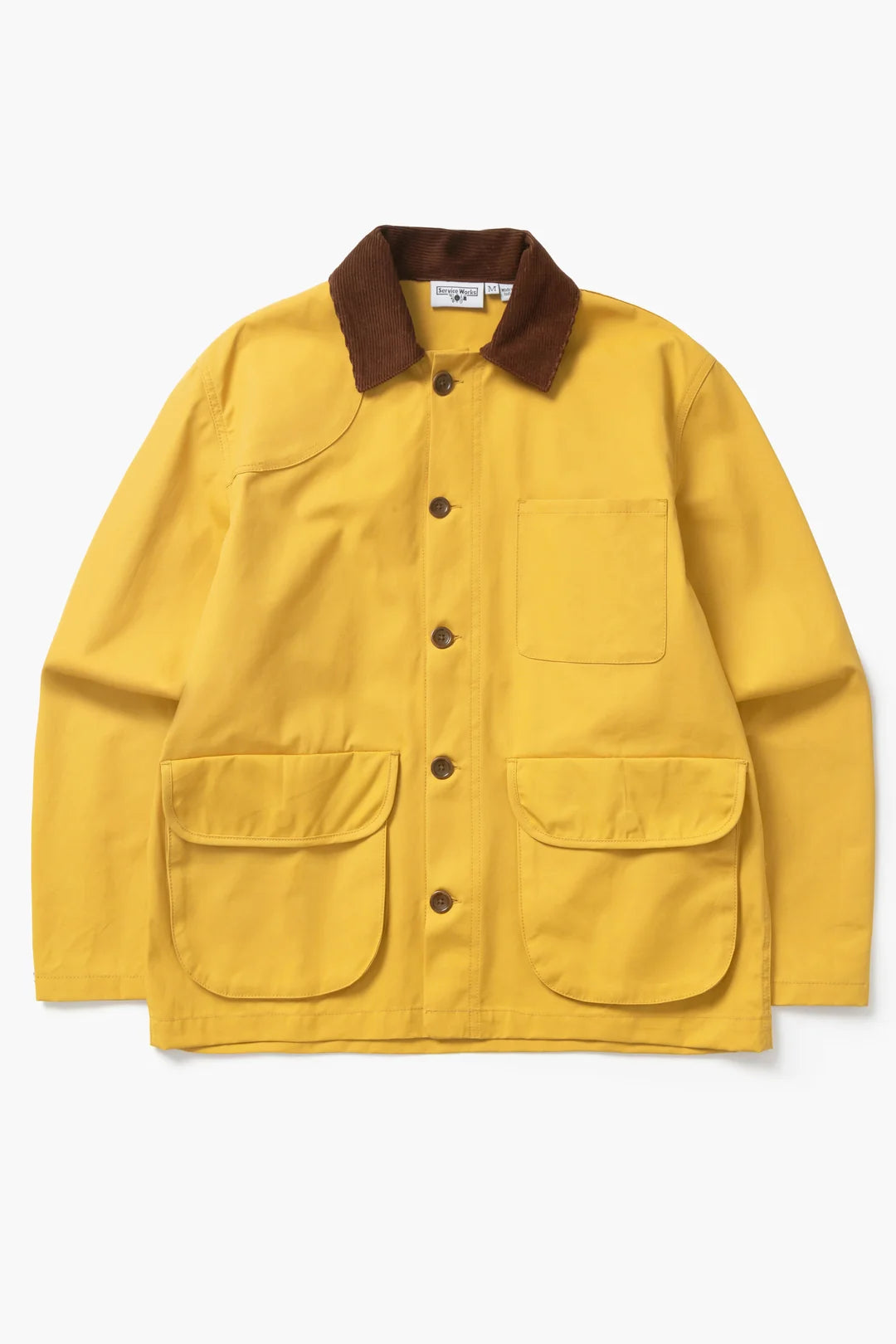 Service Works Waxed Barn Coat Ochre