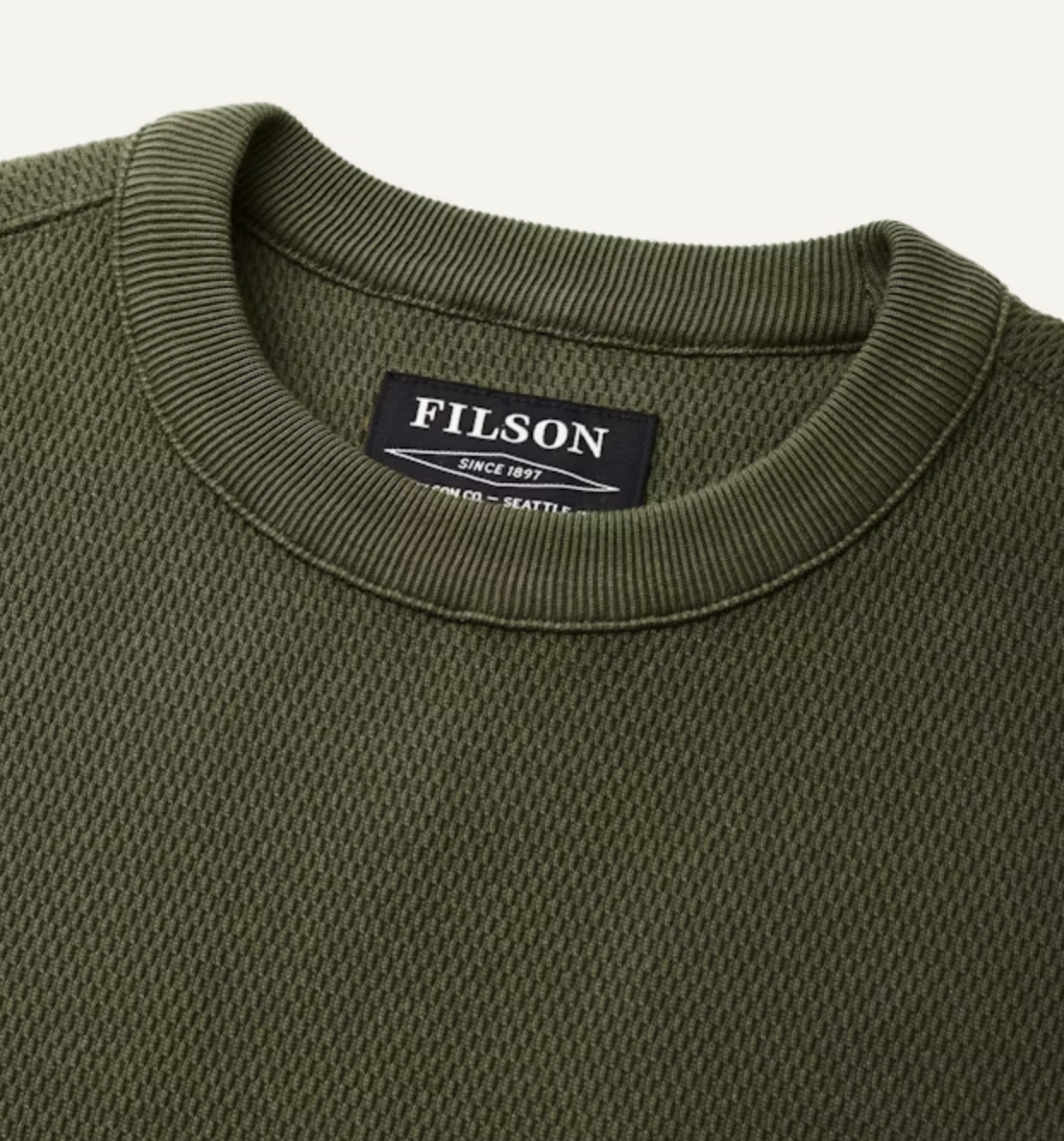 Filson Waffle Knit Thermal Moss