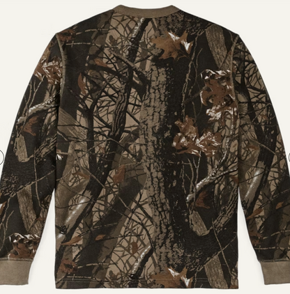 Filson Waffle Knit Thermal Real Tree Camo