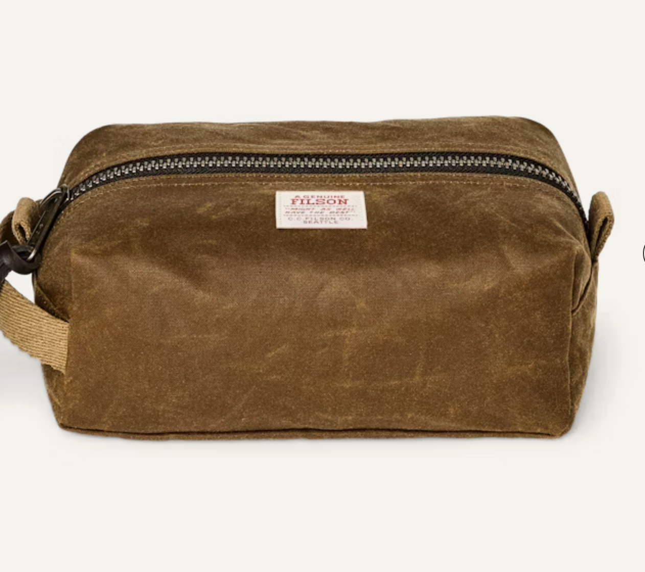 Filson Waxed Canvas Dopp Kit