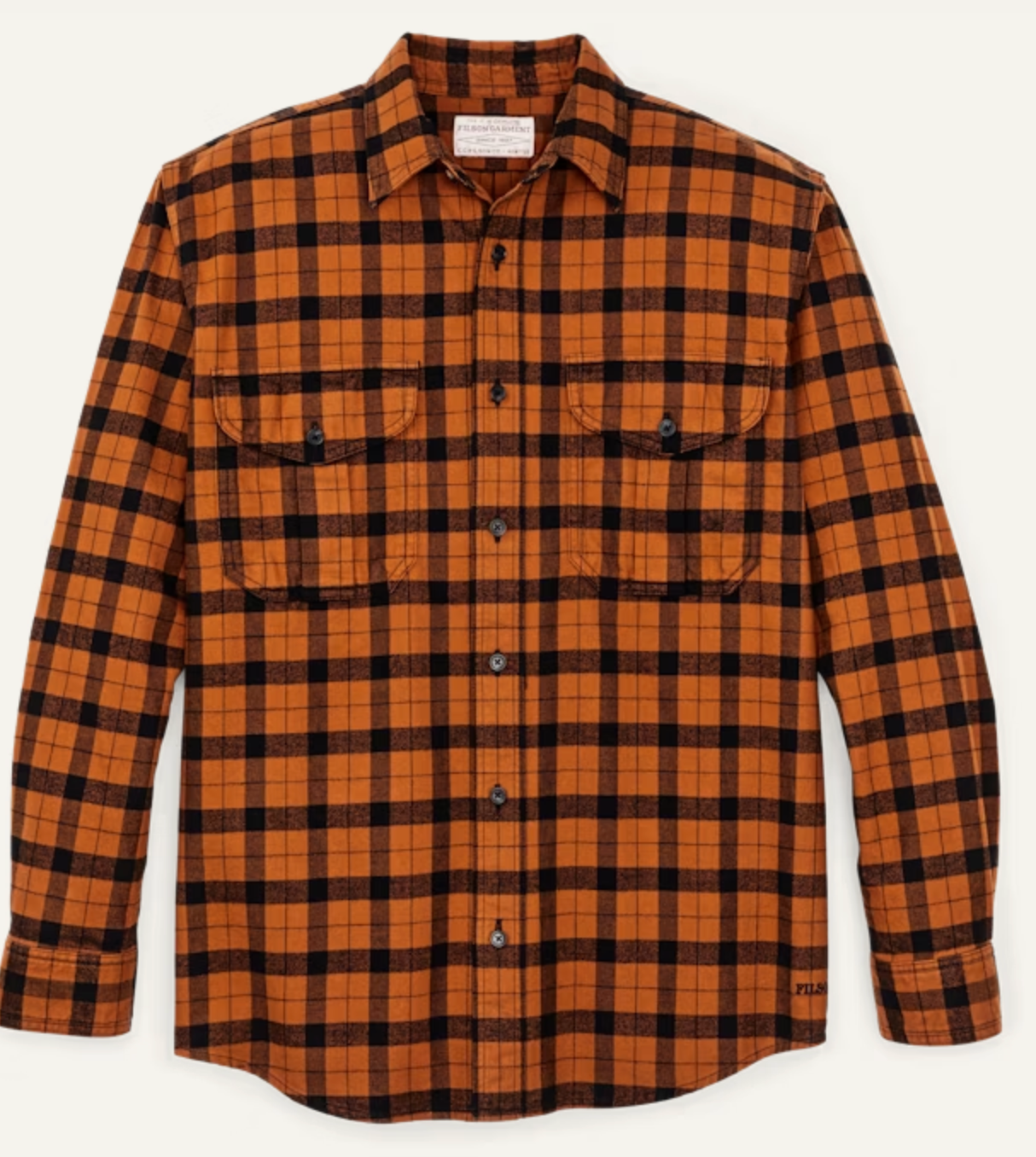 Filson Alaskan Guide Shirt Pecan/Black Plaid