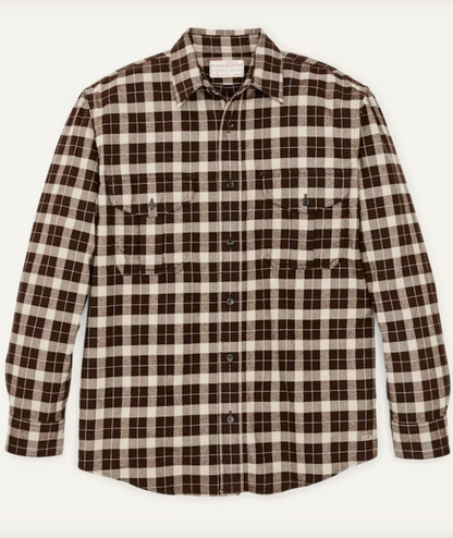 Filson Alaskan Guide Shirt Brown/Cream Plaid